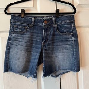 American Eagle outfitters dark wash Jean shorts